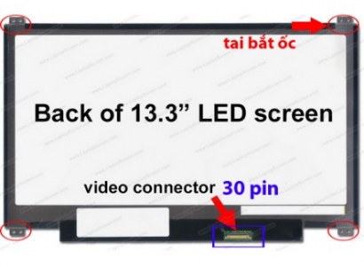 MÀN HÌNH LED SLIM 13.3 INCH 30 PIN